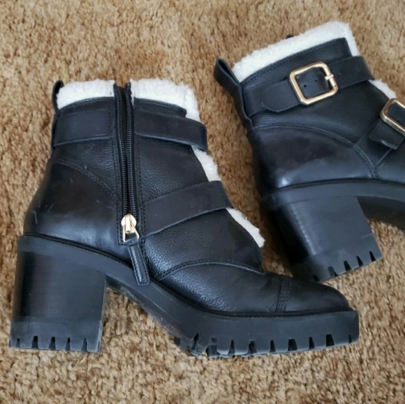 Nine West leather lug booties - Picture 5 of 5